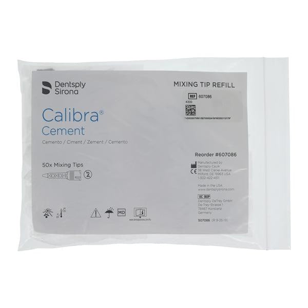 Dentsply 607086 Calibra Esthetic Resin Cement Automix Mixing Tips 50/Pk Dentsply 607086 Calibra Esthetic Resin Cement Automix Mixing Tips 50/Pk